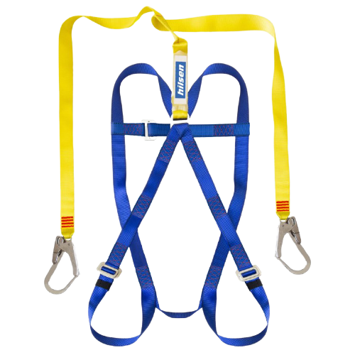 CraftPro Basic Safety Harness with Double Lanyard and Scaffold Hooks