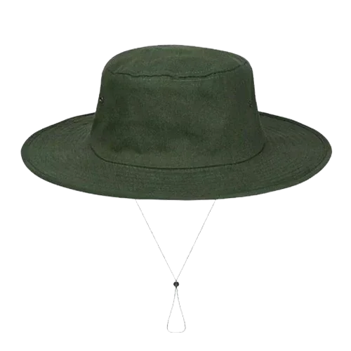 CraftPro Cricket Hat – Polycotton Twill with Sweatband and Drawcord Toggle
