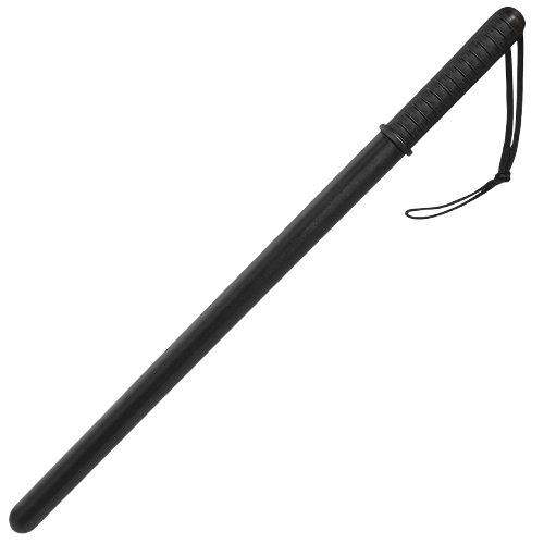 CraftPro Straight Security Baton with Strap – Black Polyethylene in 50cm, 70cm, 90cm