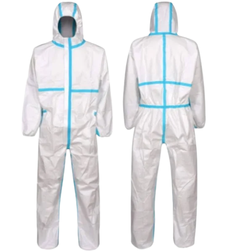 CraftPro Disposable Coverall Type 4/5/6 – Full Body Chemical & Dust Protection with Hood