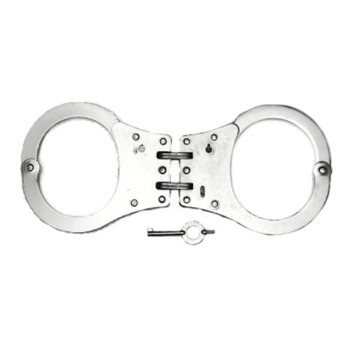 CraftPro Double Link Nickel-Plated Steel Handcuff with Keys