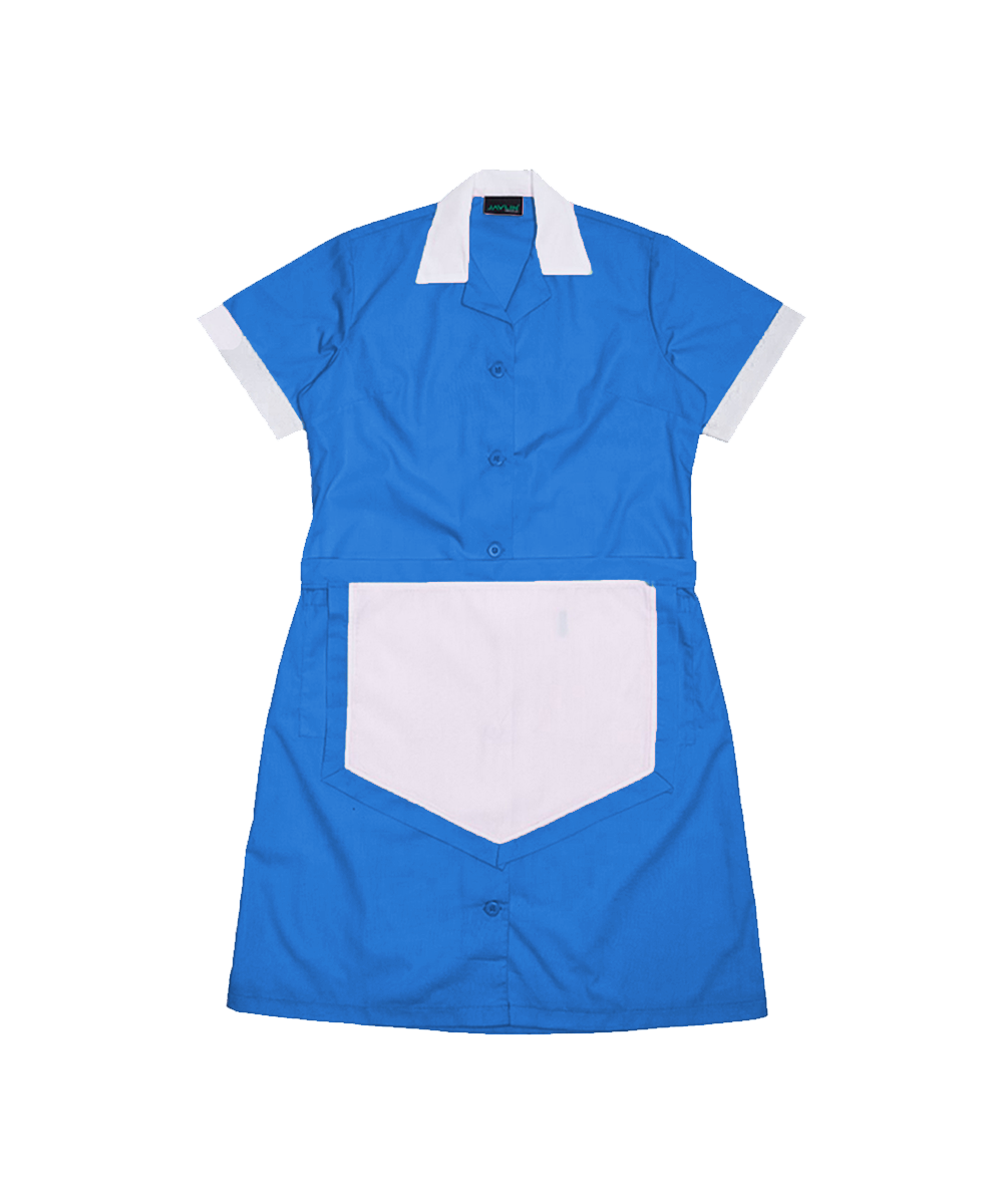 Housekeeping Gown Set Three piece uniform Hospitality Workwear