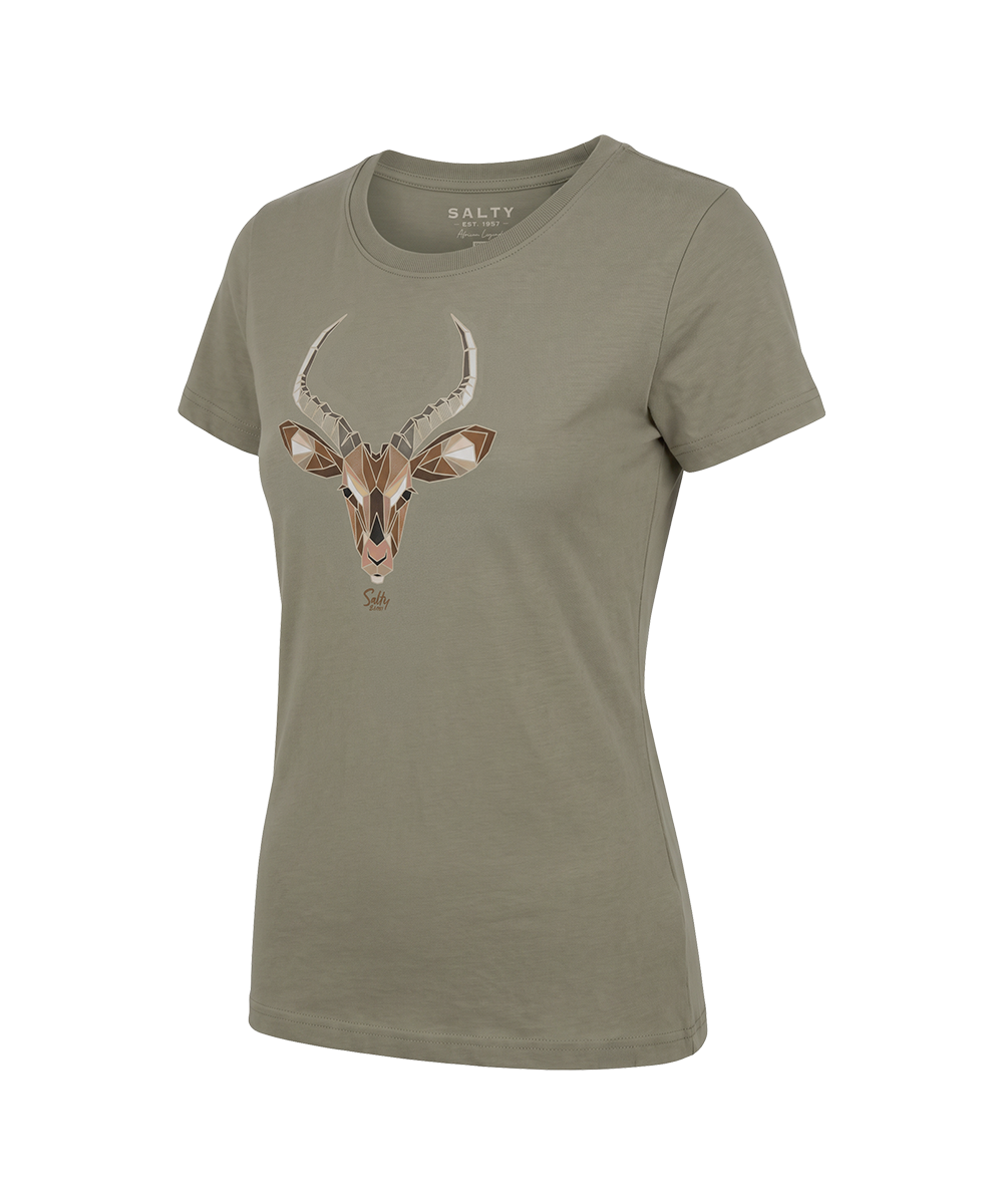 The Salty Bush Range T-Shirt with Impala Design