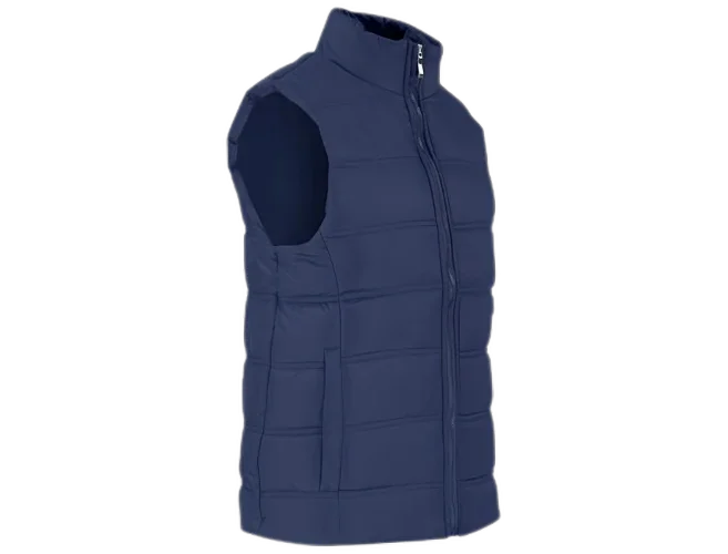 CraftPro Lando Ladies Puffer Bodywarmer – Quilted Polyester with Zip and Curved Back Hem