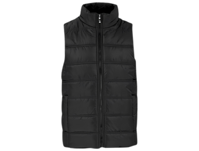 CraftPro Lando Men’s Puffer Bodywarmer – Quilted Polyester with Zip and Chin Guard