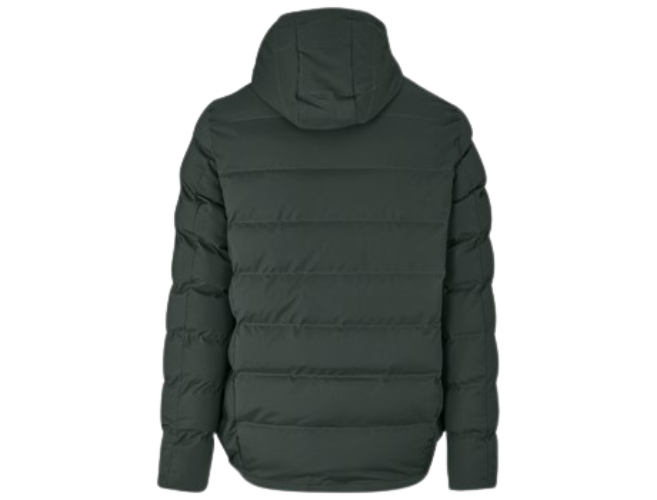 CraftPro Montana Ladies Hooded Puffer Jacket – Quilted Full-Zip Winter Jacket with Storm Collar