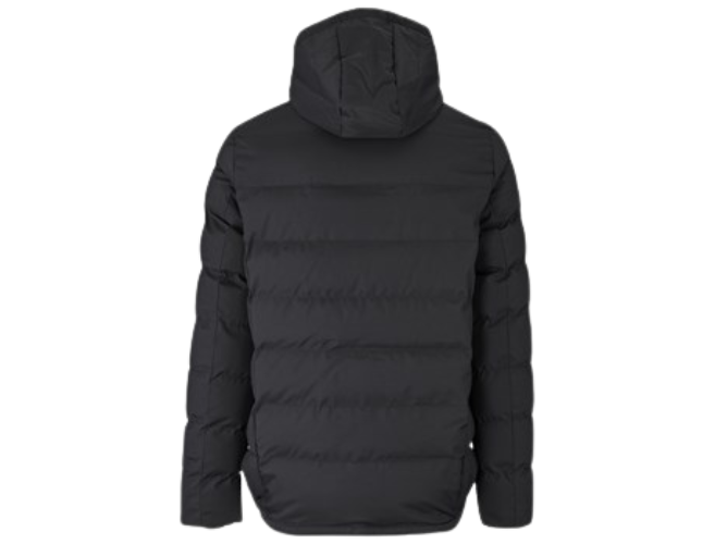 CraftPro Montana Men’s Hooded Puffer Jacket – Quilted Full-Zip with Storm Collar and Pockets