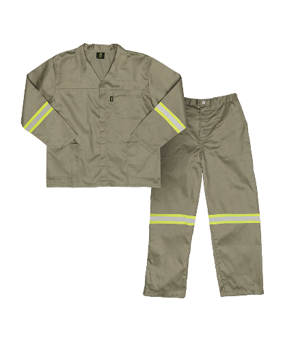 Paramount Reflective 2-Piece Polycotton Conti Suit with EN20471 Tape – CraftPro