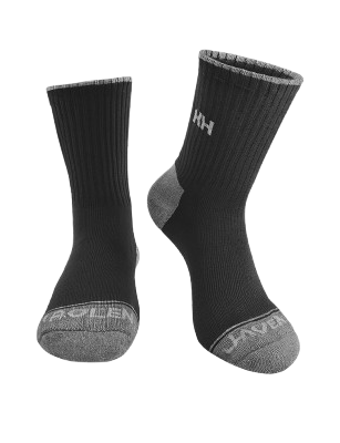 Performance Ankle Work Socks with SILVADUR® Antimicrobial & Cushioned Sole – CraftPro