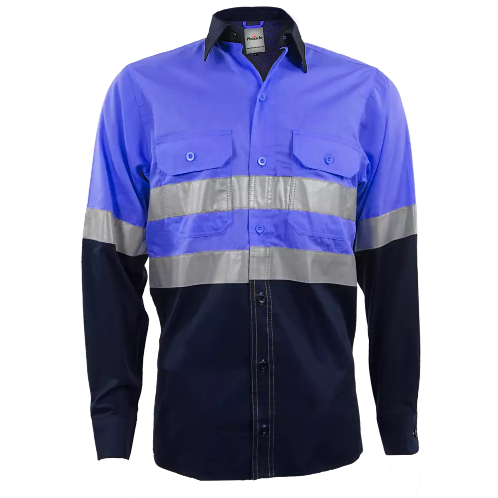 Pinnacle Vented Mining Shirt for mining, engineering and construction professionals requiring breathable, high-performance workwear.