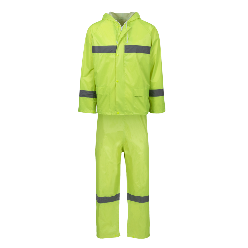 Pioneer Rubberized Reflective Rainsuit – Waterproof Jacket and Trouser Set