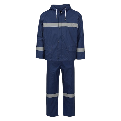 Pioneer Rubberized Reflective Rainsuit – Waterproof Jacket and Trouser Set