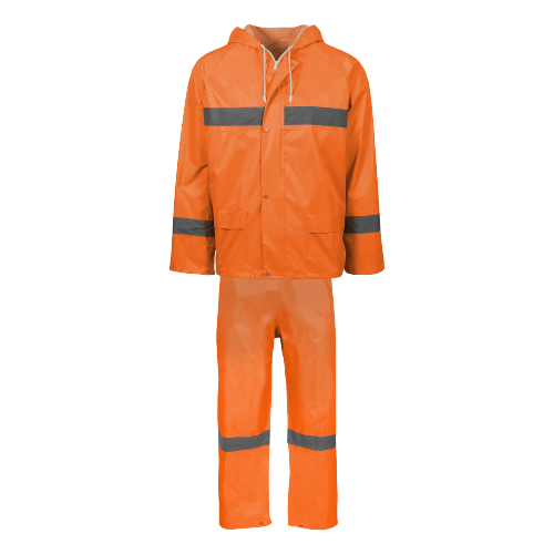 Pioneer Rubberized Reflective Rainsuit – Waterproof Jacket and Trouser Set