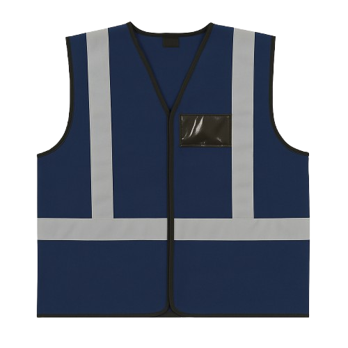CraftPro Hi-Viz Reflective Safety Vest β With Zip and ID Pouch