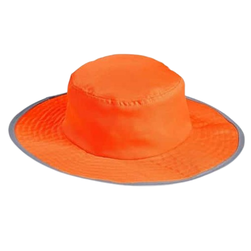 CraftPro Roadside Hi-Viz Reflective Hat with Safety Strip β Day & Night Visibility