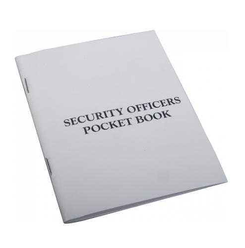 CraftPro Security Officer’s Pocket Book – A6 Portrait, 64 Pages for On-Site Reporting