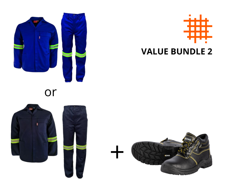 CraftPro Reflective Conti Suit & Kono Safety Boot Bundle