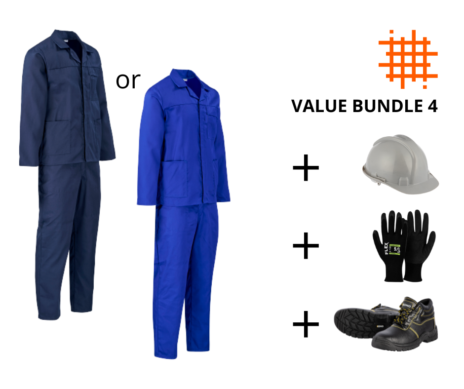 CraftPro Conti Suit, Safety Boot, Hardhat & Glove Bundle