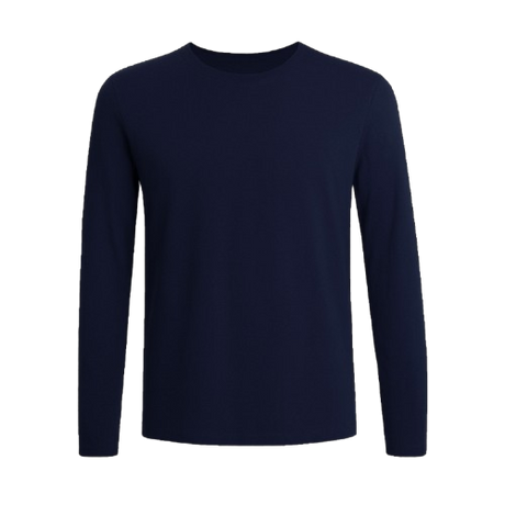 Vic Bay Long Sleeve Crew Neck T-Shirt – 180g Cotton Workwear Tee