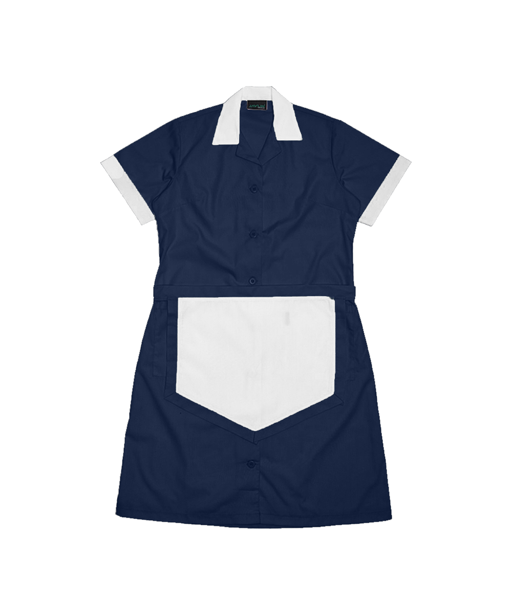 Housekeeping Gown Set Three piece uniform Hospitality Workwear