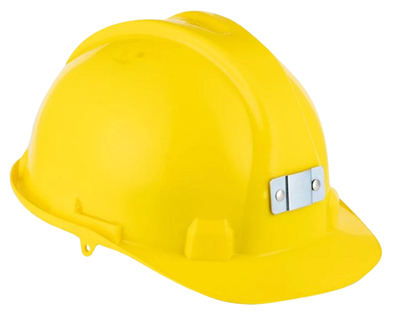 CraftPro Hard Hat with Cap Lamp Bracket – SABS Approved Mining Helmet – ABS Shell
