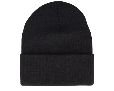 Winter workwear headwear – black rib-knit beanies and full-coverage thermal balaclavas for cold weather use
