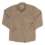 Brown Long Sleeved Shirt-Safari Wear-Outdoor Clothing
