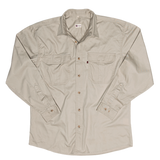 Khaki Long Sleeved Shirt-Safari Wear-Outdoor Clothing