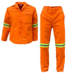 CraftPro Polycotton 2-Piece Conti Suit with Reflective Tape – Royal Blue, Orange, Navy

