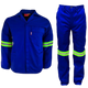 CraftPro Polycotton 2-Piece Conti Suit with Reflective Tape – Royal Blue, Orange, Navy

