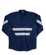 CraftPro Hi-Viz Two-Tone Long Sleeve Reflective Work Shirt with Chest Pockets

