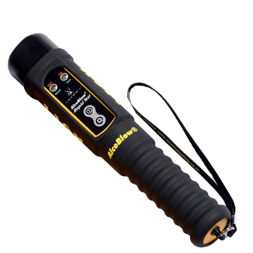 LION Alcoblow Rapid Test – Fast, Contactless Alcohol Tester with Alarm and Protective Pouch

