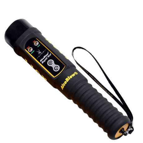 LION Alcoblow Rapid Test – Fast, Contactless Alcohol Tester with Alarm and Protective Pouch

