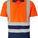 CraftPro Altitude Hi-Viz Two-Tone Reflective Golfer – Breathable Work Shirt for Visibility

