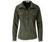 CraftPro Altitude Ladies Long Sleeve Wildstone Safari Shirt – Tailored Fit with Button Pockets and Contrast Yoke

