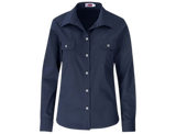 CraftPro Altitude Ladies Long Sleeve Wildstone Safari Shirt – Tailored Fit with Button Pockets and Contrast Yoke

