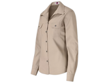 CraftPro Altitude Ladies Long Sleeve Wildstone Safari Shirt – Tailored Fit with Button Pockets and Contrast Yoke

