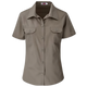 CraftPro Altitude Ladies Wildstone Short Sleeve Safari Shirt – Tailored Cotton with Button Pockets

