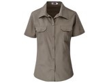 CraftPro Altitude Ladies Wildstone Short Sleeve Safari Shirt – Tailored Cotton with Button Pockets

