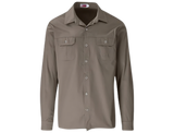 CraftPro Altitude Men’s Long Sleeve Wildstone Safari Shirt – Brushed Cotton with Buttoned Cuffs

