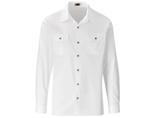 CraftPro Altitude Men’s Long Sleeve Wildstone Safari Shirt – Brushed Cotton with Buttoned Cuffs


