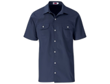CraftPro Altitude Men’s Wildstone Safari Shirt – Short Sleeve Cotton Twill with Button Pockets

