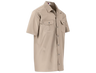 CraftPro Altitude Men’s Wildstone Safari Shirt – Short Sleeve Cotton Twill with Button Pockets

