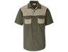 CraftPro Altitude Short Sleeve 2-Tone Bush Shirt – Cotton Twill with Contrast Yoke and Button Pockets

