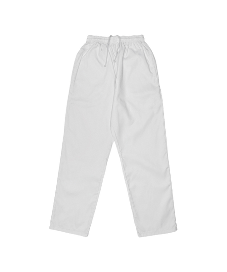 Chef Pants Baggy White Elasticated Workwear Uniform 