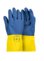 CraftPro Bi-Colour Neolatex Glove with Beaded Cuff – Chemical Resistant Safety Glove

