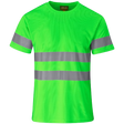 Construction Hi-Viz Reflective T-Shirt with 50mm Tape – Day/Night Safety Workwear – CraftPro
