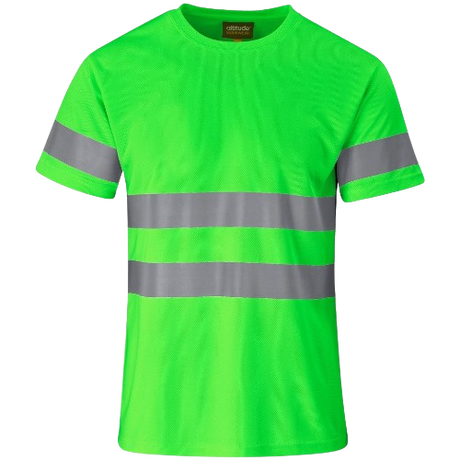 Construction Hi-Viz Reflective T-Shirt with 50mm Tape – Day/Night Safety Workwear – CraftPro
