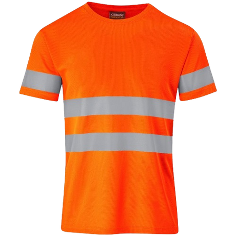 Construction Hi-Viz Reflective T-Shirt with 50mm Tape – Day/Night Safety Workwear – CraftPro
