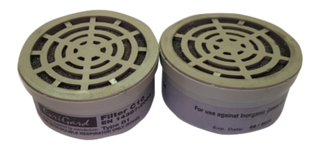 CraftPro B1 Respirator Cartridges – Inorganic Vapors & Acid Gases (Pack of 2)

